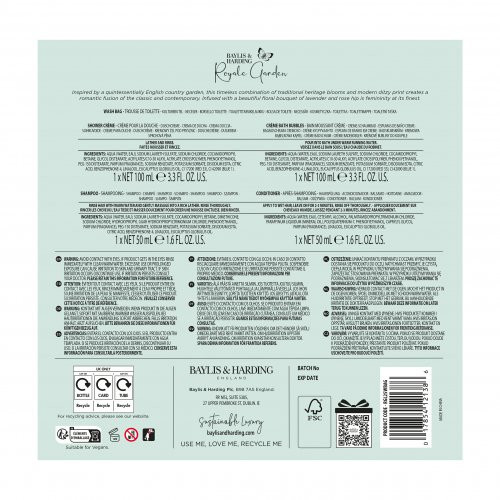 Baylis & Harding Royale Garden Luxury Wash Bag Gift Set Kinkekomplekt