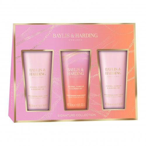 Baylis & Harding Jojoba, Vanilla & Almond Oil Luxury Hand Treats Gift Set Käekreemide komplekt