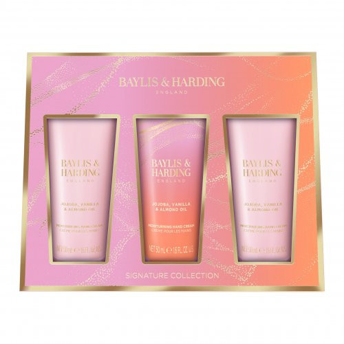 Baylis & Harding Jojoba, Vanilla & Almond Oil Luxury Hand Treats Gift Set Käekreemide komplekt