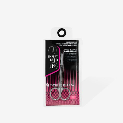 Staleks Expert 13 Cuticle Scissors For Left-Handed Users Vasakukäeliste käärid Type 3