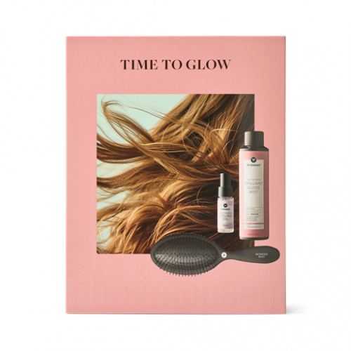 HH Simonsen Time To Glow Brilliant Gloss Mist Hair Gift Set Juuksehoolduskomplekt