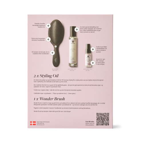 HH Simonsen Award Winning Styling Oil Hair Gift Box Juuksehoolduskomplekt