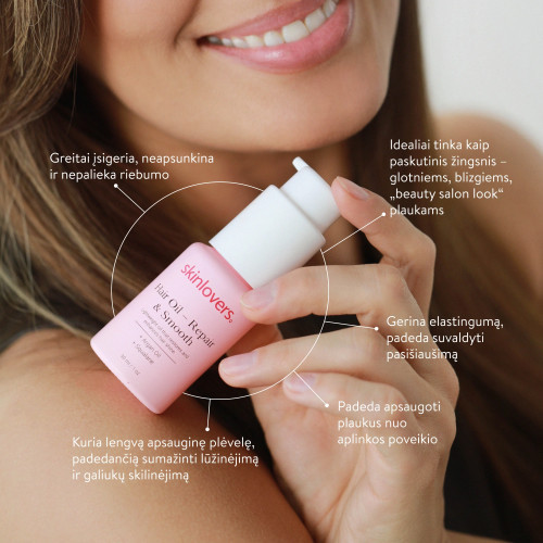 Skinlovers Repair & Smooth Hair Oil Taastav ja siluv juukseõli 30ml
