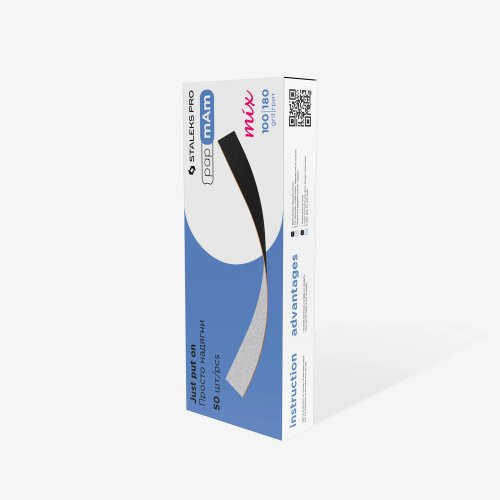 Staleks Expert 22 Disposable double-sided files papmAm Mix Ühekordsed abrasiivsed teibid 50 tk