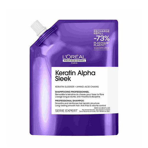 L'Oréal Professionnel Keratin Alpha Sleek Shampoo Siluv šampoon 300ml