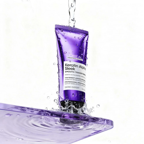 L'Oréal Professionnel Keratin Alpha Sleek Smoothing Treatment Juukseid siluv toode 200ml