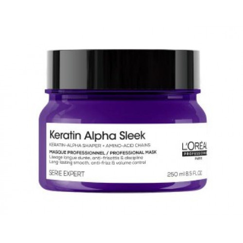 L'Oréal Professionnel Keratin Alpha Sleek Hair Mask Siluv mask juustele 250ml