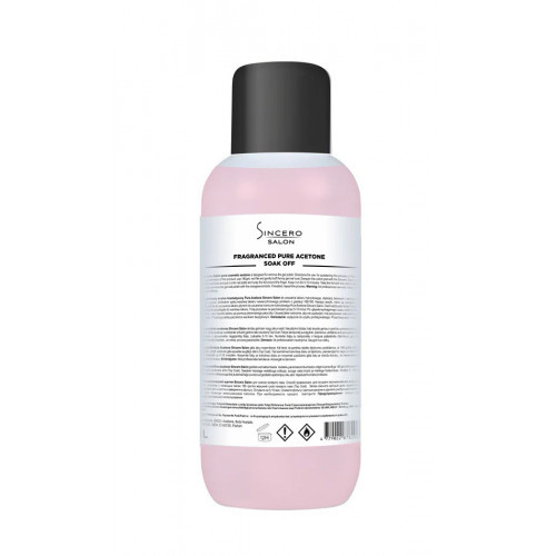 Sincero Salon Fragranced Pure Acetone Soak Off for Gel Nails Atsetoon geelküünte jaoks 500ml