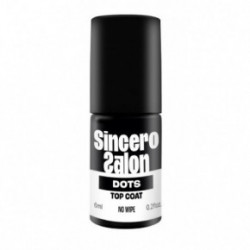 Sincero Salon Top Coat No Wipe Dots Geellaki pealmine kiht 6ml