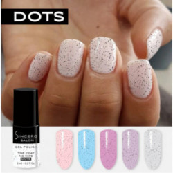 Sincero Salon Top Coat No Wipe Dots Geellaki pealmine kiht 6ml