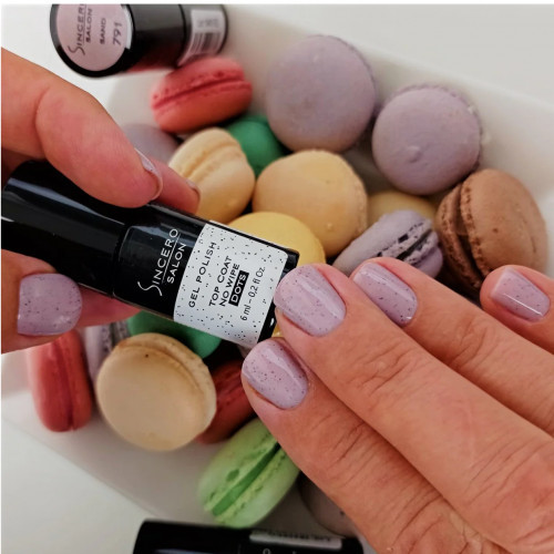 Sincero Salon Top Coat No Wipe Dots Geellaki pealmine kiht 6ml