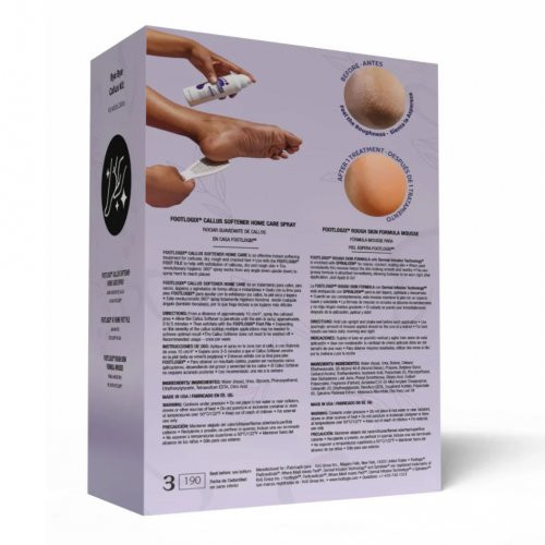 Footlogix Bye Bye Callus Jalade hoolduskomplekt pragunenud kandadele ja karedale nahale 100ml+125ml
