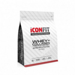 Iconfit Whey + Collagen Valgud ja hüdrolüüsitud kollageen 1kg
