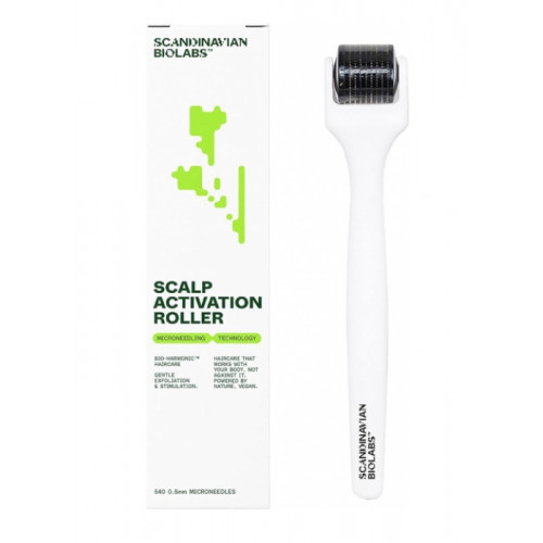Skandinavian Biolabs Scalp Activation Derma Roller Peanaha rull 1 tk