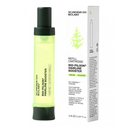 Scandinavian Biolabs Women's Bio-Pilixin Hairline Booster Juuste kasvu soodustav seerum koos massaažipintsliga 15ml