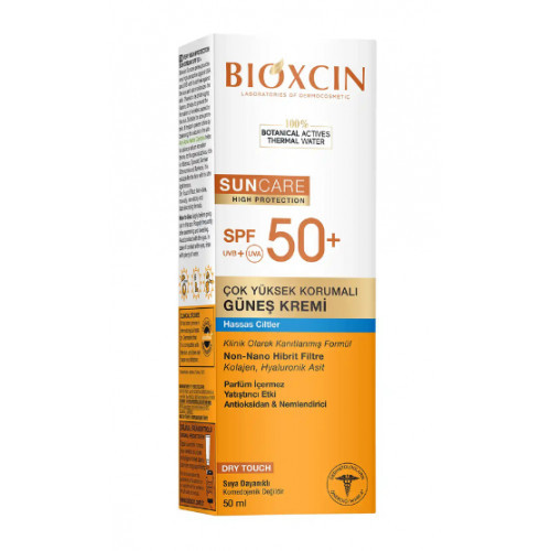 Bioxcin Suncare Face and Body Cream SPF50+ Päikesekaitsekreem tundlikule nahale näole ja kehale 50ml