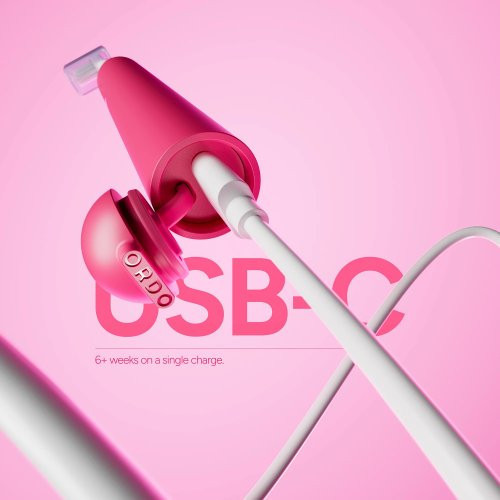 ORDO Sonic Edge Rechargeable Toothbrush Elektriline hambahari Paradise Pink