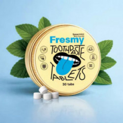 Fresmy Spearmint (with Fluoride) Toothpaste Tablets Fluori sisaldavad hambapastatabletid 30 tabs