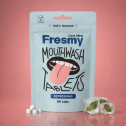 Fresmy Cool Mint Mouthwash Tablets Suuvee tabletid 80 tabs
