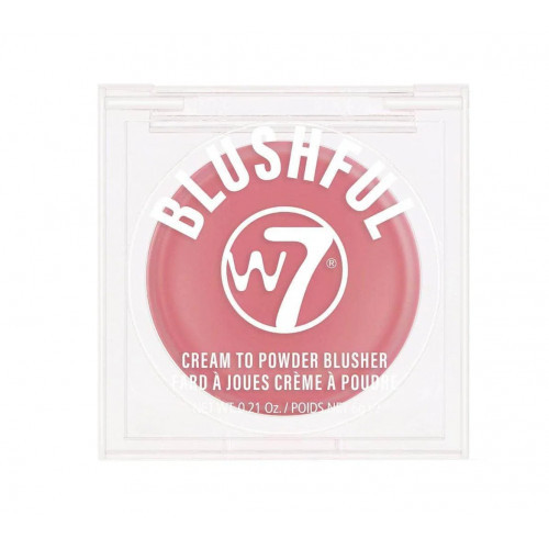 W7 Cosmetics Blushful Cream To Powder Blusher Kreemjas põsepuna 6g