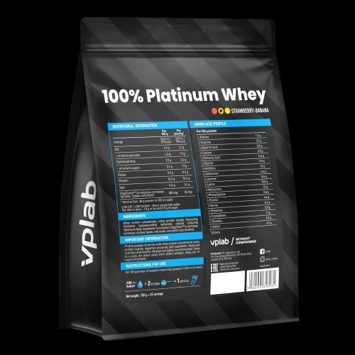VPLab Nutrition 100% Platinum Whey Valgu vadaku segu 750g