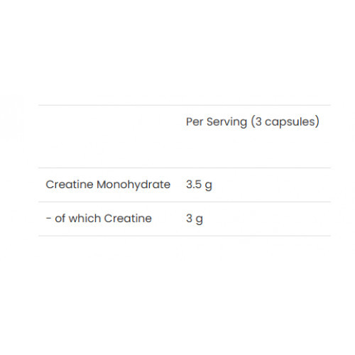 VPLab Nutrition Creatine Creapure Capsules Toidulisand – kreatiinmonohüdraat 90 kapslit