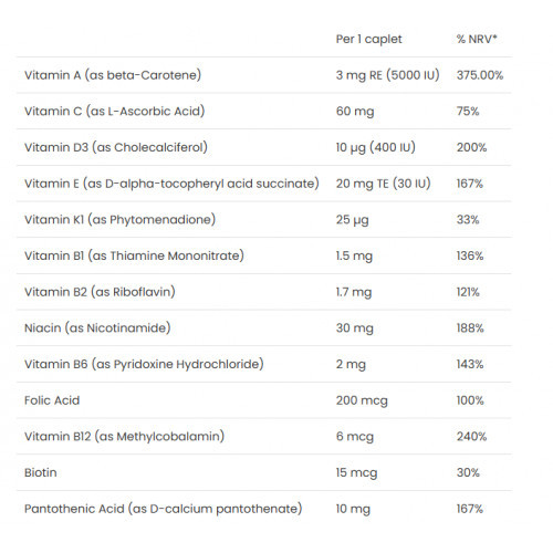 VPLab Nutrition Daily 1 Multivitamiinide ja mineraalainete kompleks 100 kapsulit