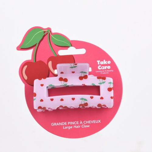 Take Care Large Hair Claw Suur juukseklamber Pink