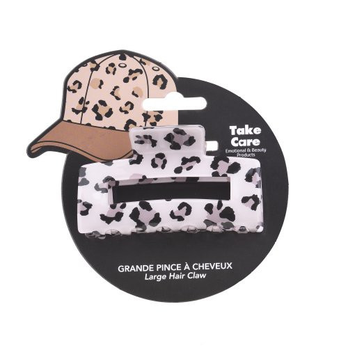 Take Care Large Hair Claw Suur juukseklamber Pink