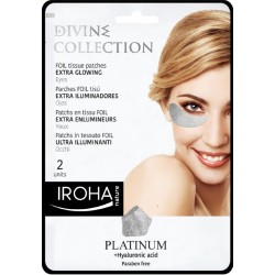 IROHA Divine Collection Foil Tissue Patches Extra Glowing Pinguldav silmamask 2 tk