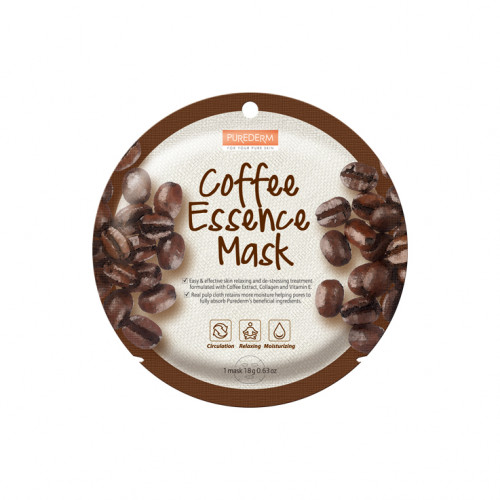 Purederm Coffee Essence Mask Näomask kohviekstraktiga 18g