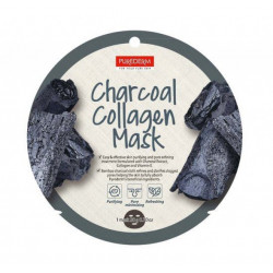 Purederm Charcoal Collagen Mask Kollageeniga näomask koos söega 18g