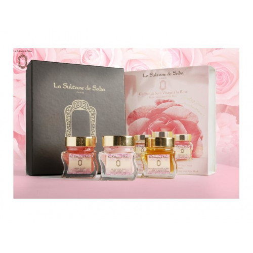 La Sultane De Saba Rose Skincare Gift Box Nahahoolduse kinkekarp 50ml+50ml+50ml