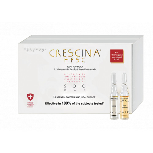 Crescina Re-Growth HFSC 500 Complete Treatment Man Meestele 40amp. (20+20)
