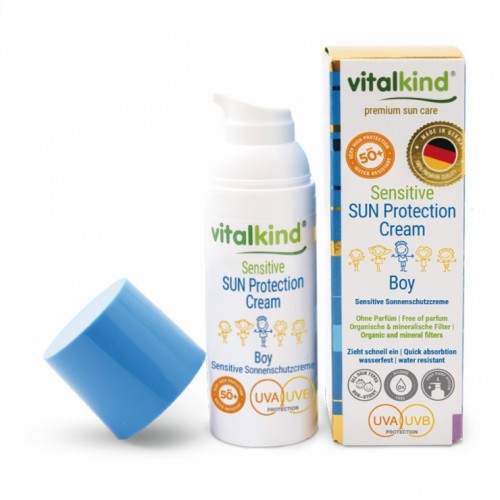 Vitalkind Sensitive SUN Protection Cream Päikesekaitsekreem lastele 50ml