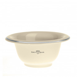 Edwin Jagger Porcelain Shaving Bowl With Chrome Rim Keraamilise servaga portselanist habemenuga 1 tk 1 tk