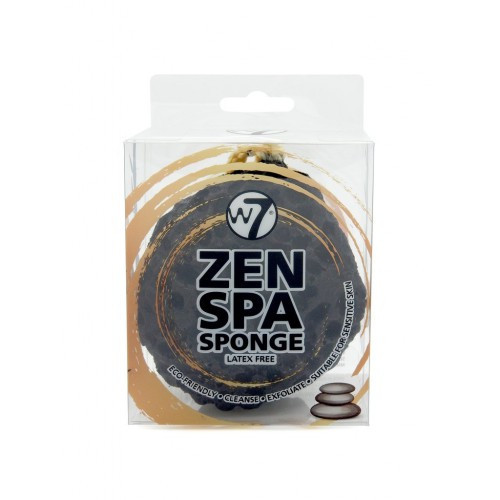 W7 Cosmetics Zen Spa Konjac näosvamm Black