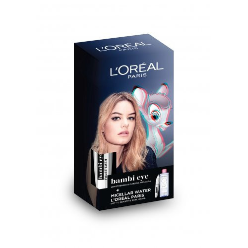 L'Oréal Paris Mascara Bambi Eye & Micellar Water Set Näokosmeetika komplekt
