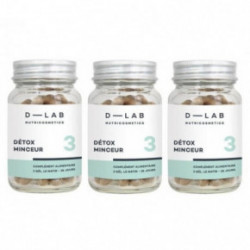 D-LAB Nutricosmetics Détox Minceur Toidulisand kehakaalu alandamiseks ja organismi puhastamiseks 1 Kuu