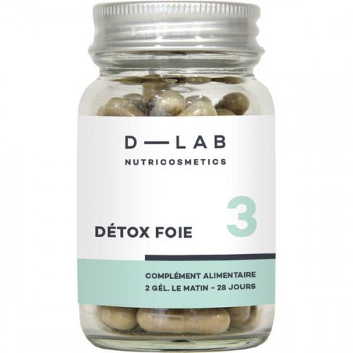 D-LAB Nutricosmetics Detox Foie Food Supplement For Liver Detox Toidulisand 1 Kuu