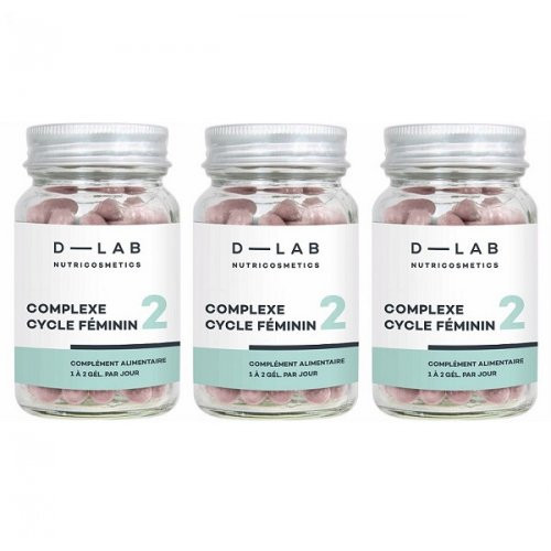 D-LAB Nutricosmetics Complexe Cycle Feminin Toidulisand hormonaalse tasakaalu saavutamiseks 1 Kuu