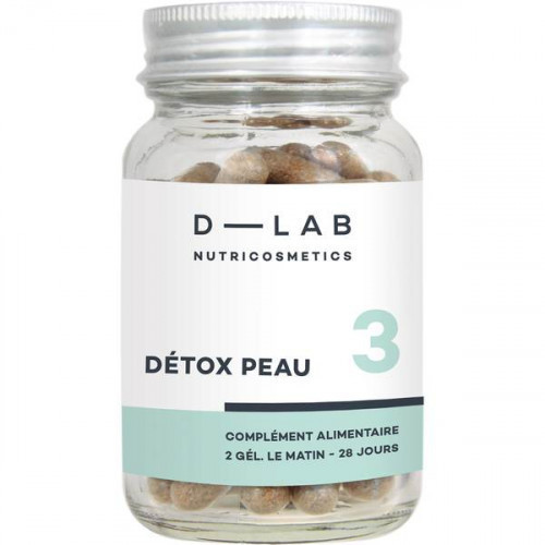 D-LAB Nutricosmetics Détox Peau Toidulisandid naha puhastamiseks 1 Kuu