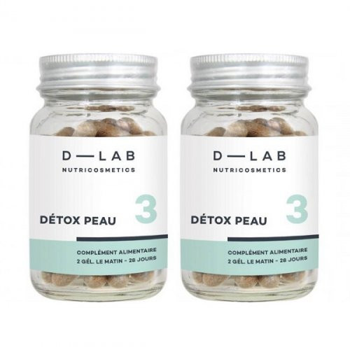 D-LAB Nutricosmetics Détox Peau Food Supplements for Skin Detoxication Toidulisand 1 Kuu