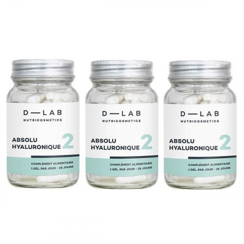 D-LAB Nutricosmetics Absolu Hyaluronique Pure Hyaluronic Food Supplement Toidulisand 1 Kuu