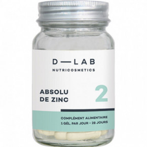 D-LAB Nutricosmetics Absolu de Zinc Food Supplement Toidulisand 1 Kuu