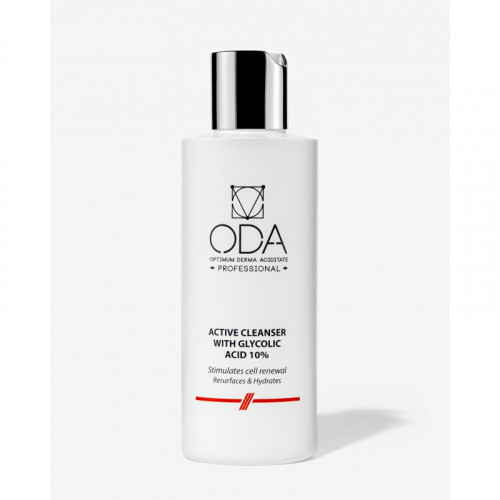 ODA Active Cleanser with Glycolic Acid 10% Aktiivne puhastaja 10% glükoolhappega 200ml