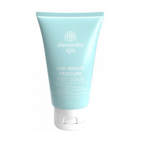 Alessandro One Minute Pedicure Foot Scrub Jalgade koorija mere soolaga 75ml