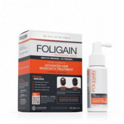 Foligain Advanced Hair Regrowth For Men Minoxidil 5% + Trioxidil 5% Juuste kasvu stimulant meestele 1 Kuu
