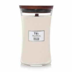 WoodWick White Teak Lõhnaküünal Heartwick