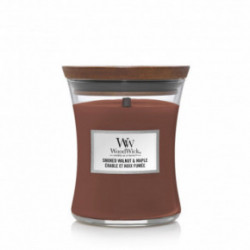 WoodWick Smoked Walnut & Maple Lõhnaküünal Heartwick